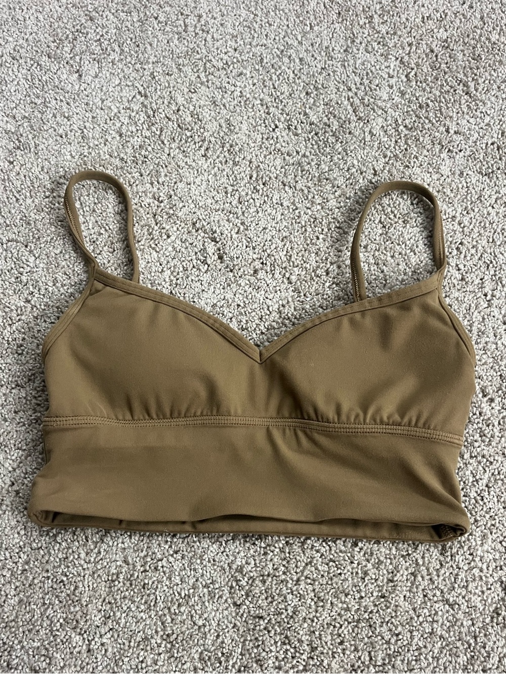 Lululemon Women’s Olive Brown Bralette Top